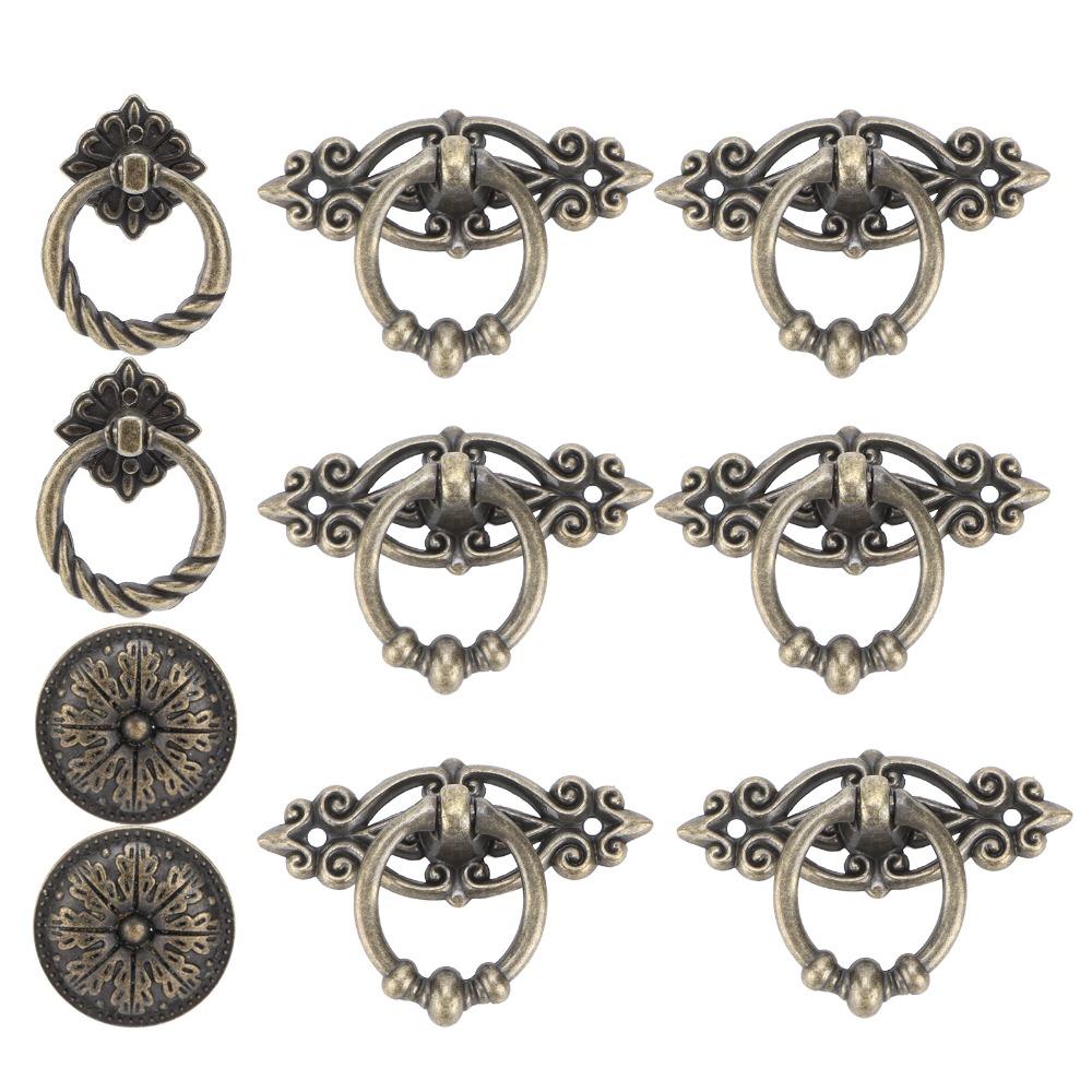 10PCS Vintage Drawer Handles Bronze Cabinet Pulls Door Handle Cabinet Handles  Cupboard
