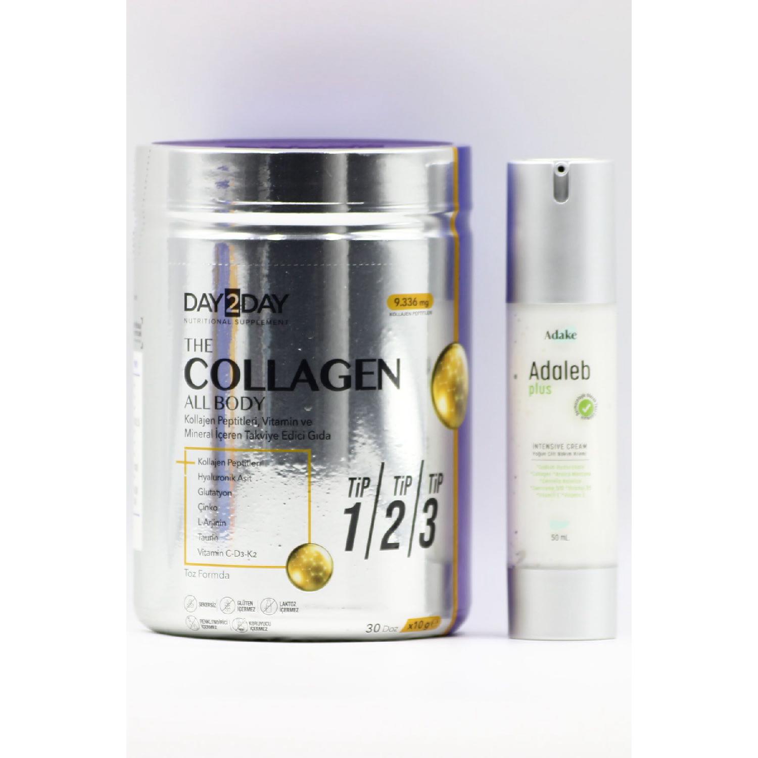 

The Collagen All Body Powder 300gr Adaleb Plus 50ml