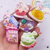 Resin Colorful Kawaii Prince Boy Princess Girl Flat Back Stone Cartoon Figurines 6PCS Scrapbook DIY Bow Decor Accessories Crafts
