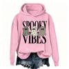 Women's Casual Letter Print Long Sleeve Hooded Sweatshirt for Everyday Wear