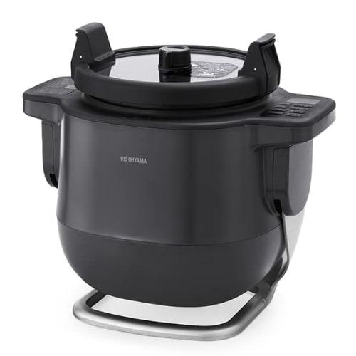 [Introduced On TV] Iris Ohyama Automatic Cooking Pot Automatic Stirring Cooking Machine Chef Drum Electric Pot Fried Food CHEF DRUM DAC-IA2-H PC, PA,