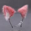 Cats Ears Headband Long Furry Adorable Plush Exquisite Cosplay Party Headpiece for Party