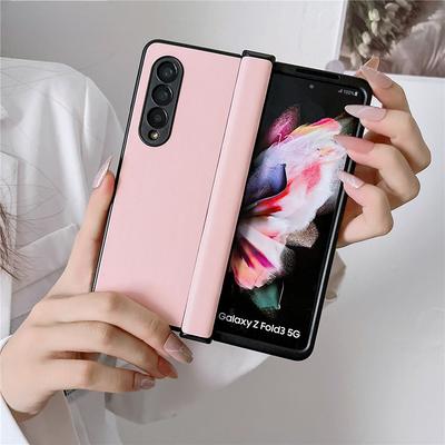 ציר טלפון כיסוי עור עבור Samsung Galaxy Z Fold 4 Zfold 3 Flip 4 Flip3 אופנה כיסוי חסין זעזועים Coque