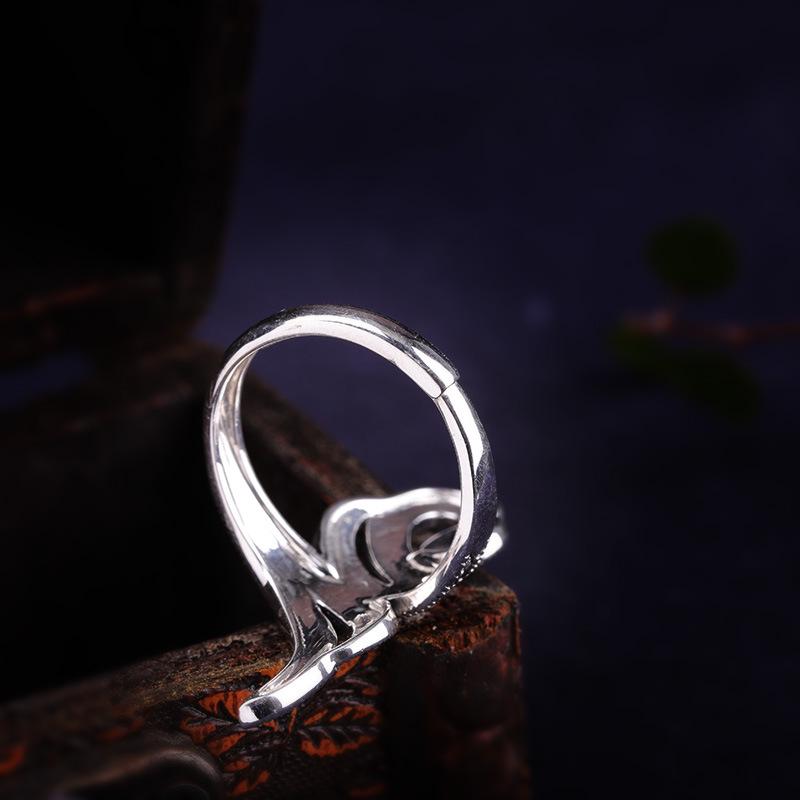 Women's Handmade Thai S925 Silver Jewelry: Marcasite Ring