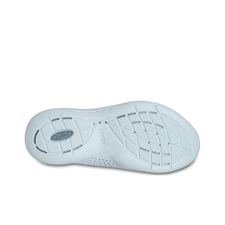 Crocs LiteRide 360 Lightning Schuhe Wandern Schnürsandalen Niedrige Freizeitschuhe Damensandalen Schwarz Grau 206705-0DD