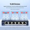 Hikvision 6-Port Gigabit 4-POE Managed Switch CN Plug (adapter Included)