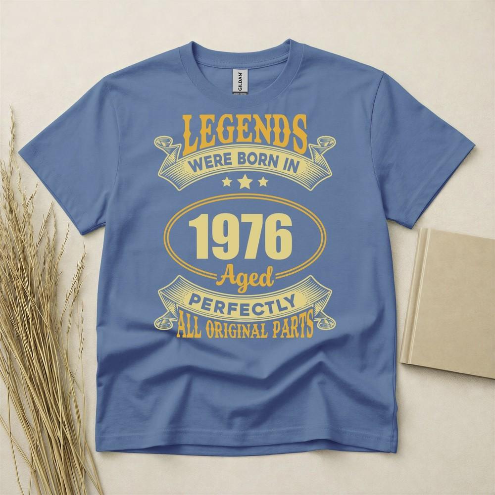 50ste Verjaardag Shirt Geboren In 1976 50 Jaar Oud Cadeaus Perfect Gerijpt T-shirt Vijftig