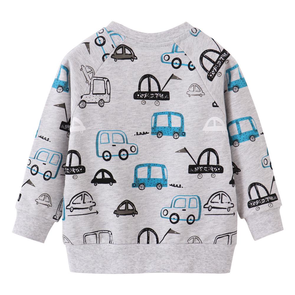 Felpa con Maniche Lunghe e Cartoon - Nuovo Stile Autunnale Europeo & Americano per Bambini