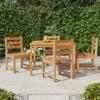Day and Night - Day and Night 5-piece Garden Dining Set Solid Teak Wood