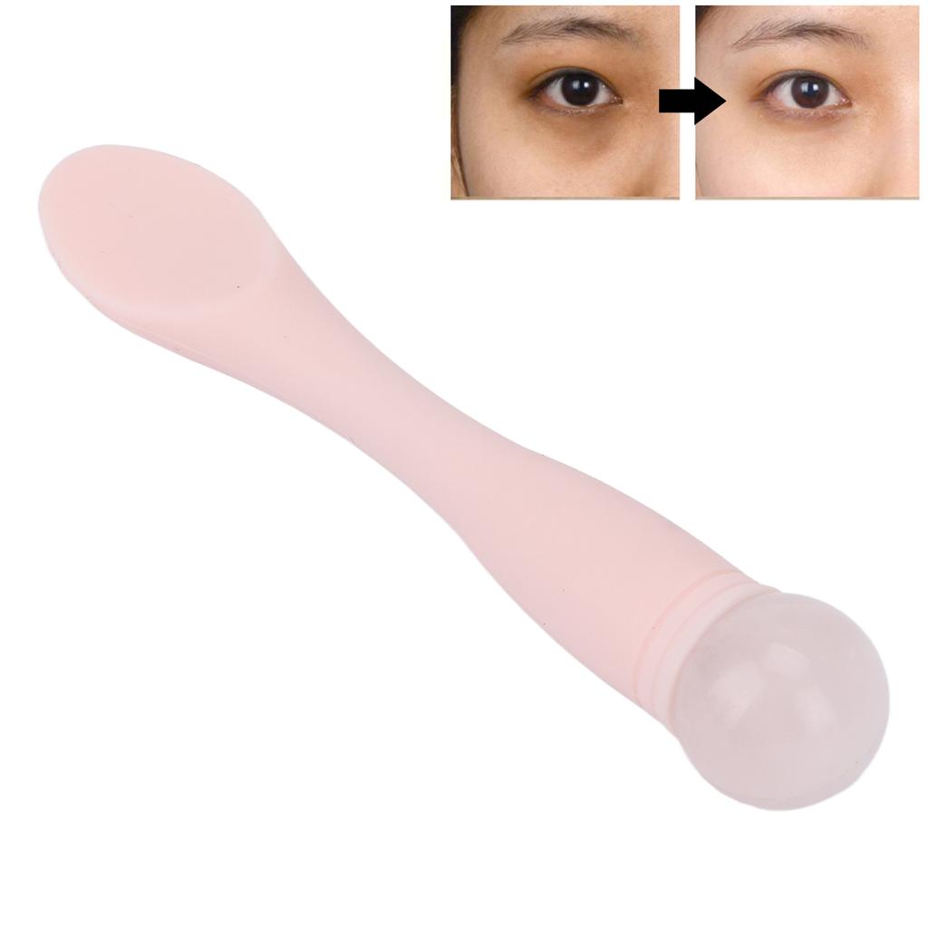 Jadestone Eye Massage Wand Stick Professional Silicone Face Eye Cream Applicator Spatula for Skin Care