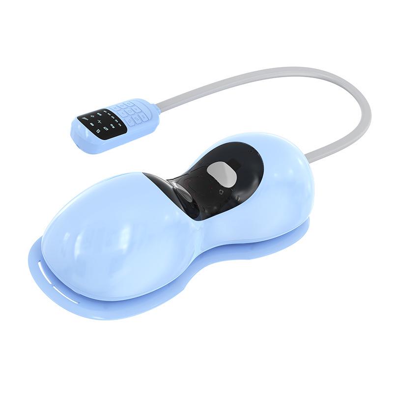 

Smart EMS Heated Neck & Shoulder Massager Pillow with Red Light Therapy and Traction Support синій