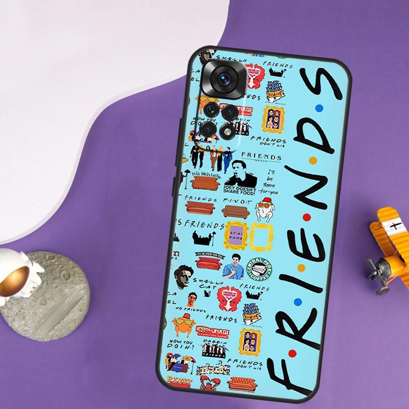 Friends TV Case For Xiaomi Redmi Note 13 Pro 14 12 9 10 11 Pro 10S 11S 12S Redmi 13C 14C 10C 12C Cover