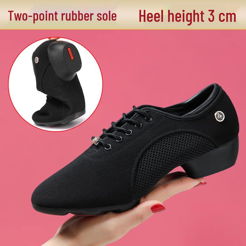 

Женские профессиональные туфли на низком каблуке для латиноамериканских танцев и тренировок - Мягкая подошва 41