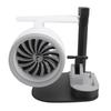 Desktop Fan with Red Tail Light Innovative Turbofan Engine Shape USB Turbo Cooling Fan Humidifier