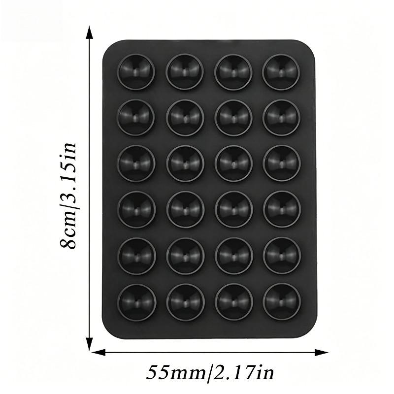 Silicone Suction Cup Mobile Phone Seat Cushion Fixed Non-slip Strong Grip Single-sided Shell Mounting Back Sticker