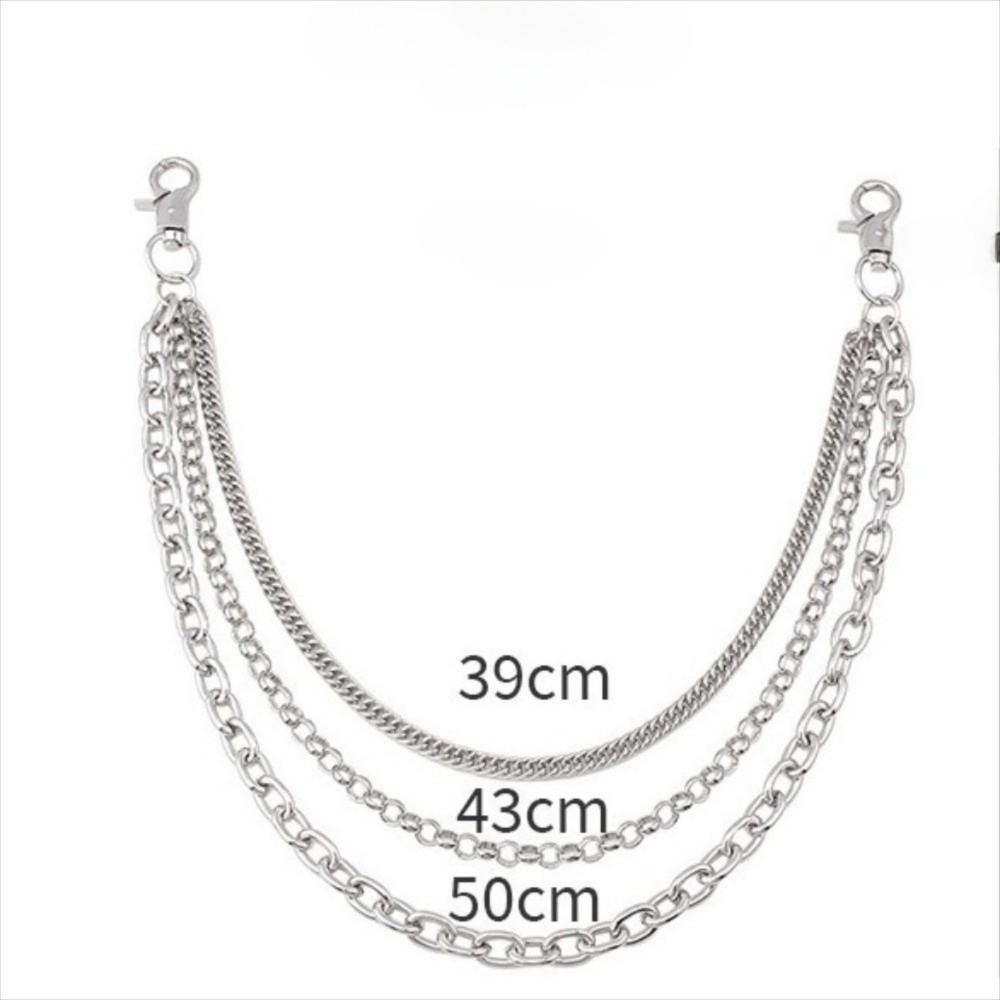 Metal Pants Chain Punk Rock Belt Chain Retro Jean Chain for Women Men