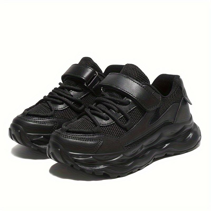 Casual Comfortable Solid Color Low Top Mesh Sneakers For Girls, Breathable Non-slip Running Shoes For All Seasons