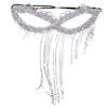 New Accessories Fringed Rhinestone Eye Mask Creative Face Mask Nightclub Party Flash Diamond Mask