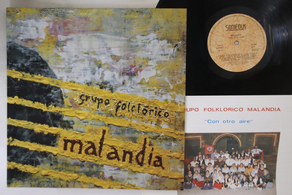 LP Record MALANDIA - Con Otro Aire H036 SONIFOLK 1990 Spain Latin Used