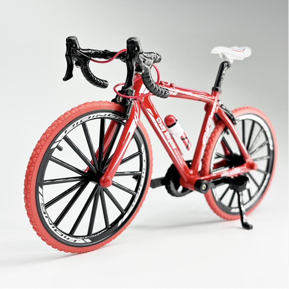 1:8 Scale Alloy Bicycle DIY Assembly Model - Cross-Border Exclusive