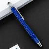 Portable Ballpoint Pen 7 in 1 Measure Technical Ruler Ergonomic Mini Cross Screwdriver  Hand Tools