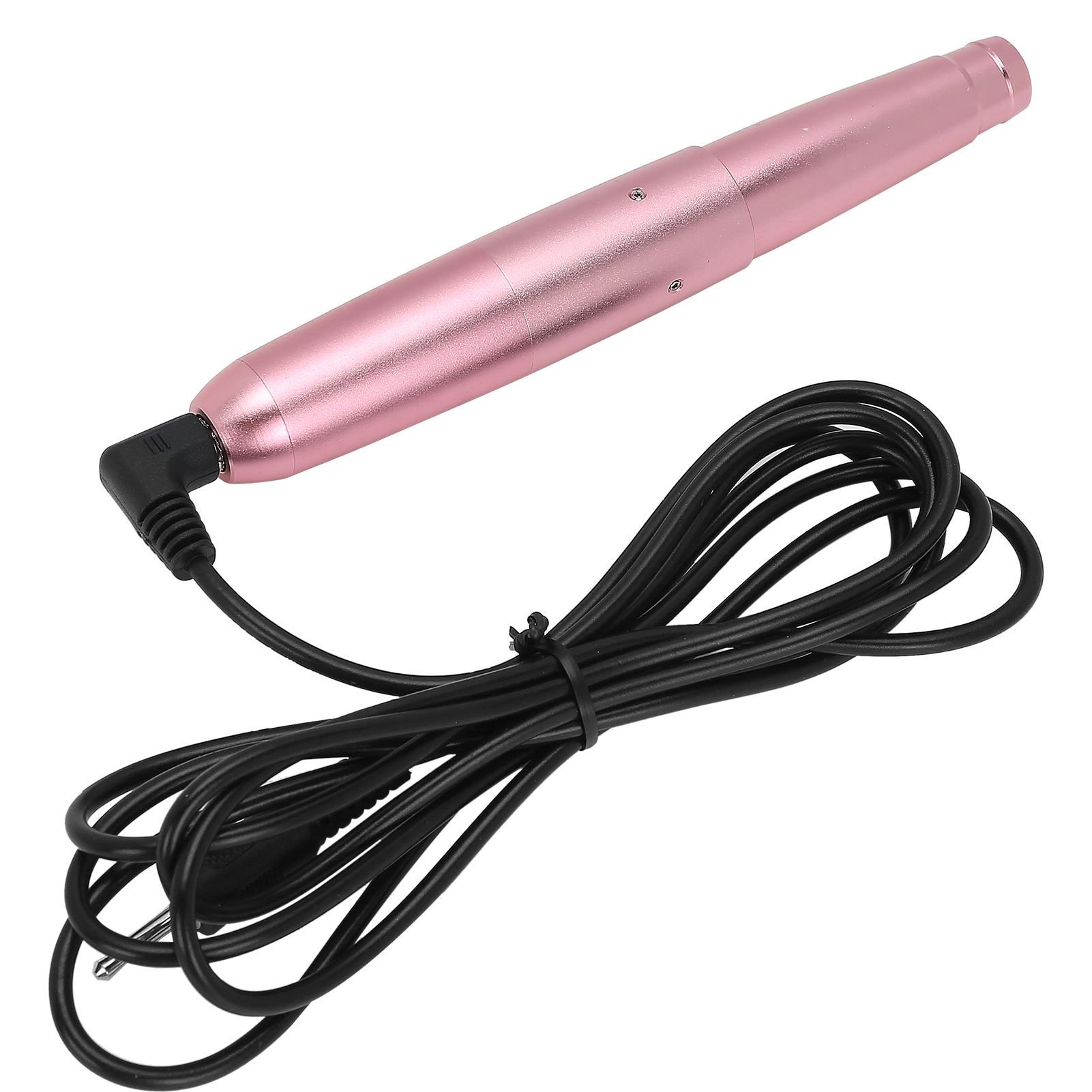 

Профессиональная электрическая машинка для татуажа бровей и губ, металлическая машинка для микроблейдинга, розовая