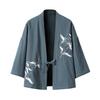 Japanese Style Japanese Front Opening Pullover Relaxed Summer Summer Plus Sizes Available [Ininuk] Men's Hoodie, Haori, Cardigan, Shirt, Three-Quarter