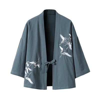Japanese Style Japanese Front Opening Pullover Relaxed Summer Summer Plus Sizes Available [Ininuk] Men's Hoodie, Haori, Cardigan, Shirt, Three-Quarter