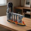 Gobricks MOC-226536 Rings Movie The Fires of Mount Doom Building Blocks Bricks Playthings Present