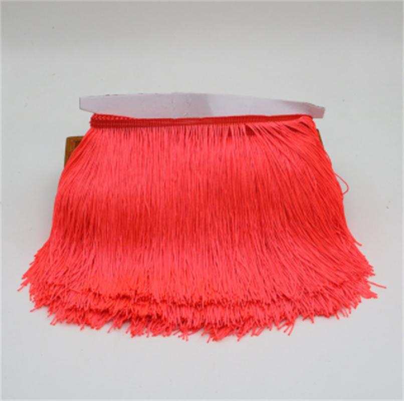 1 yards Long Fringe Lace Tassel Polyester Lace Trim Ribbon Latin dance skirt curtain fringes for sewing DIY Accessories tassle
