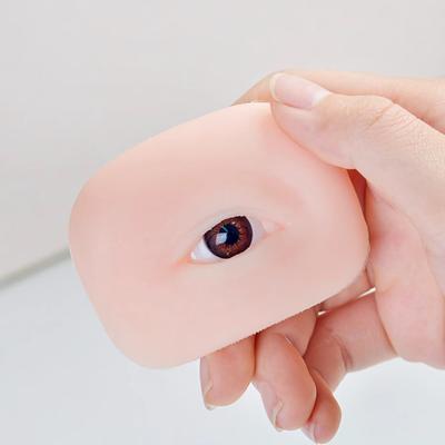 Yousheng Silikon Augenbrauen Übungsmodell Brauen Microblading Zeichnen Falsches Auge Übungshaut Anfänger Professionell Damen Augen Make-up Werkzeuge