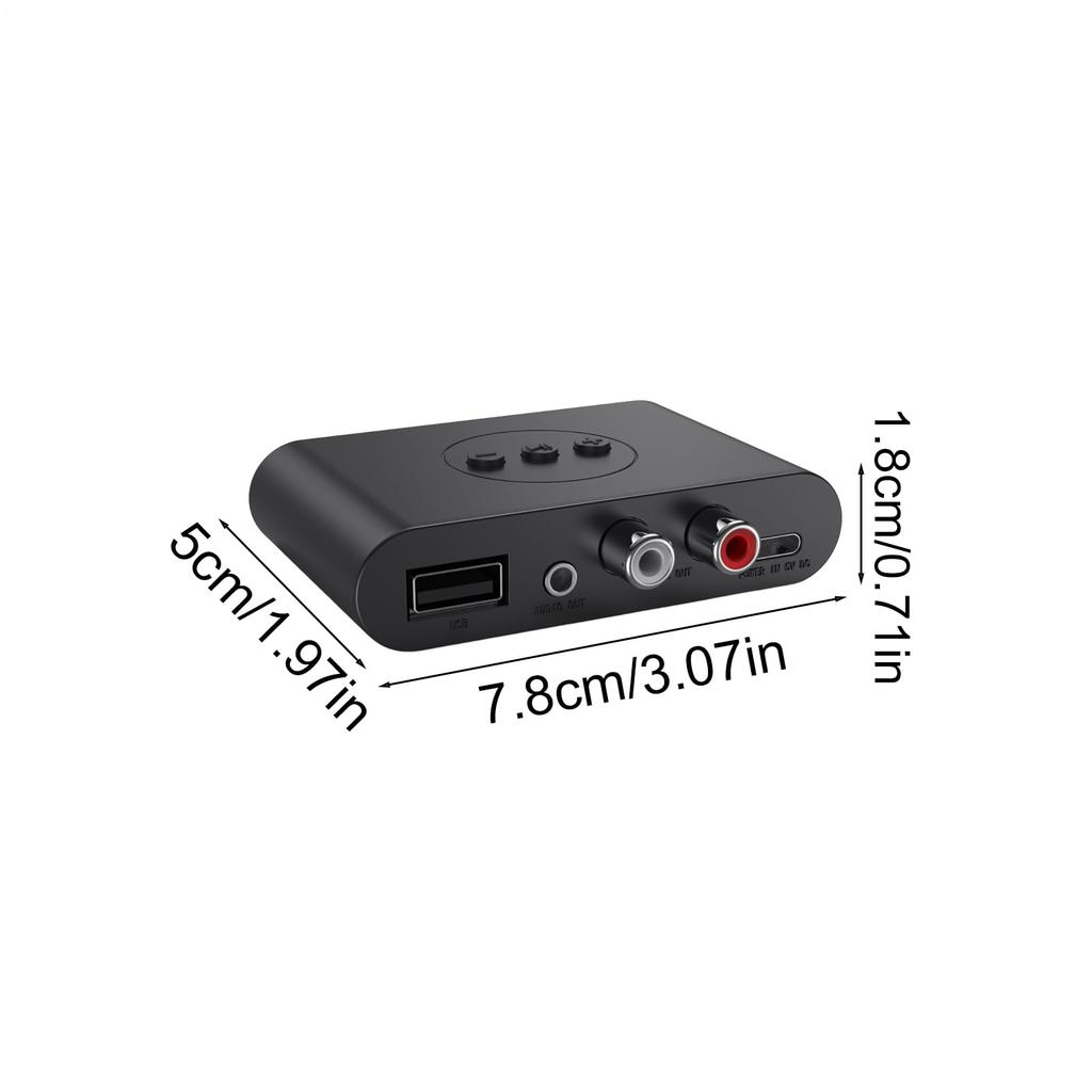 Sistem Audio Streaming Muzică - Adaptor Receptor Auto, Difuzor Sunet Clar | Călătorie Rutieră