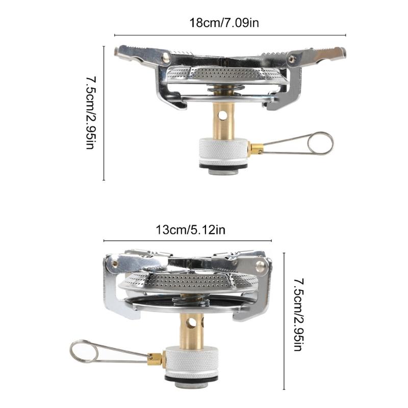 Pocket Picnics Cooking Gas Burners Outdoor Camping Folding Stove Portable Camping Furnaces Stove Survival Furnaces