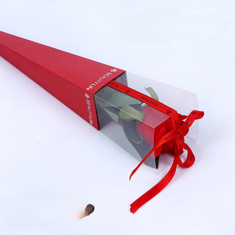 10 PC Rose single packaging box Flower packaging box bouquet bag Valentine's Day single flower packaging bag