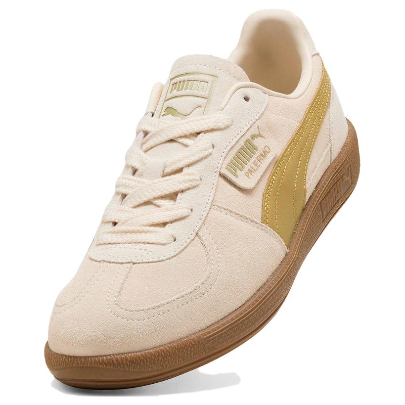 Puma Palermo Comfortable Versatile Training Shoes Unisex Shoes Beige 396463-90