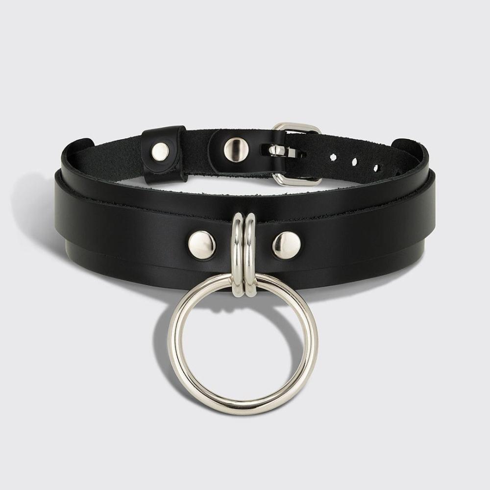 Women'S Sexy Pu Leather Collar Comfortable And Form-Fitting Fetish Erotic Collar Ideal For Parties Private Occasions