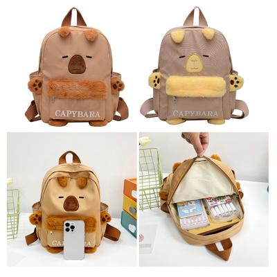 Cartoon Backpack Lovely Book Bag Sweet Backpack Plush Dolls Bag Student School Bag Travel Bag for Little Girl Kids