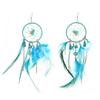 Feather Earrings Ethnic Style Long Tassel Exaggerated Personality Seaside Vacation Style Earrings Women