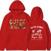 2025 Casual Dark Style Anime Hoodie for Men & Women – Retro Hooded Sweatshirt