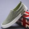 Fashion Men's Canvas Shoes Slip-On Canvas Low Style Breathable LightWeight Flats Shoes for Men Walking Shoes Zapatos De Hombre SS23837