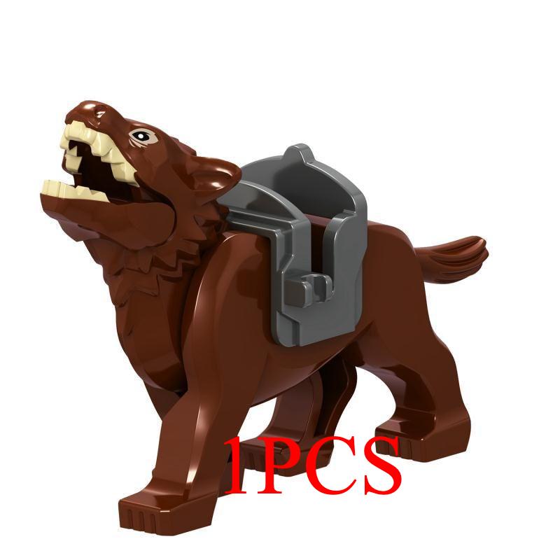 The Zoo Model African Elephants Camel Deer Crocodile Leopard Animal Building Blocks Educational Games Figure Brick Toys Kid B03