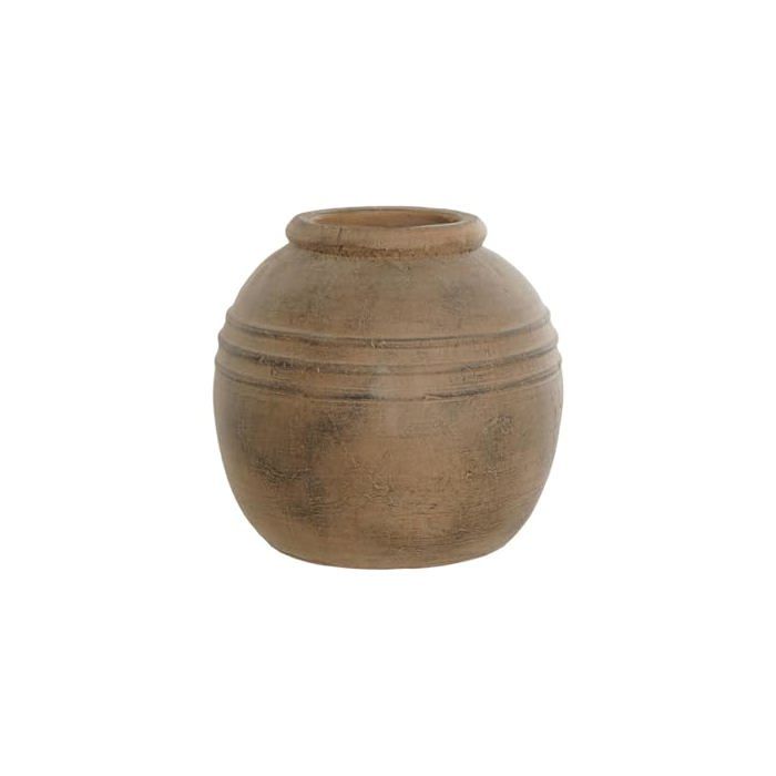 Vase en ciment traditionnel - Home ESPRIT - Multicolore - 38x37x38 cm - Décoration intérieure - Style moderne