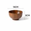 Japanese Style Wooden Bowls Handmade Crafts Wooden Utensils New Food Containers  Tableware