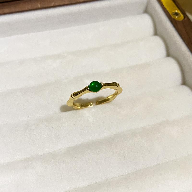 

Кольцо открытое двойное Сердце из циркона - Роскошный нишевый дизайн для указательного пальца