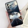 Fashion Airplane Pattern Phone Case For Samsung A41 A35 A34 A33 A32 A25 A24 A23 A21s A06 A05 A04 A03 Note 10 20 Ultra 5G Black