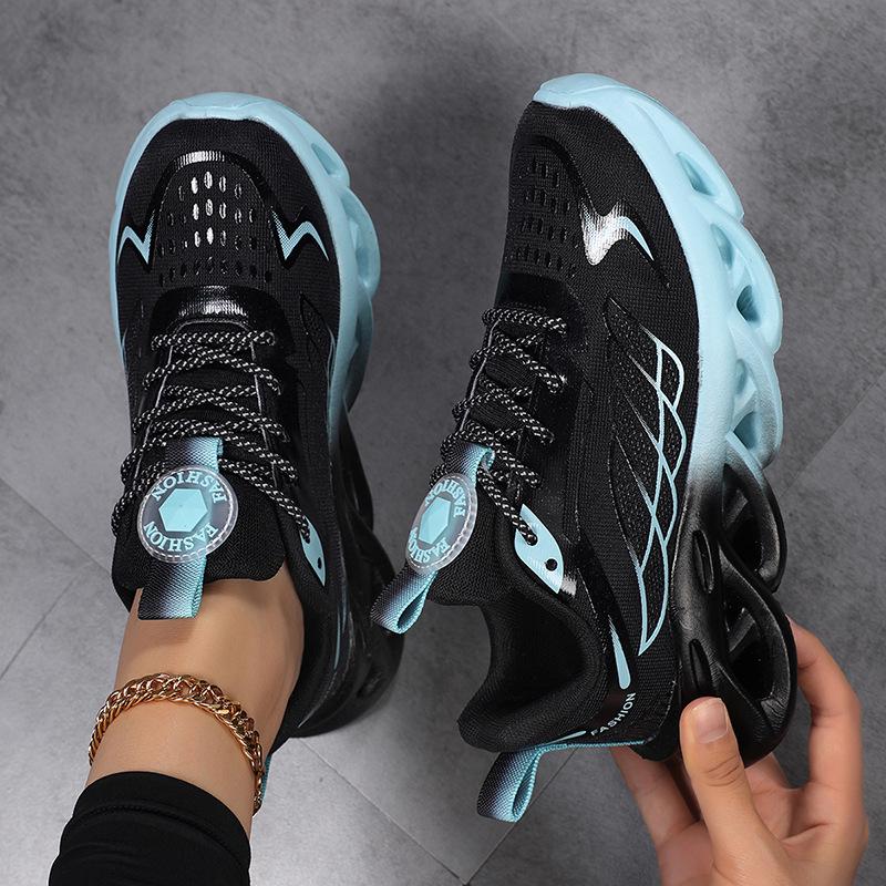 Modne Codzienne Siatkowe Buty do Biegania w Koreańskim Stylu dla Par - Oddychające, Uniwersalne Sneakersy na Każdą Porę Roku