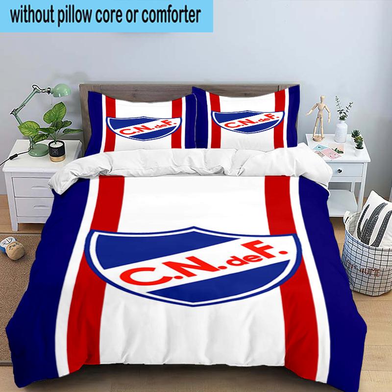 Montevideo Shield Emblem 3PCS Bedding Set 2D Printing (Includes 1 Duvet Cover + 2 Pillowcases Coreless), Bedroom decor,Fan Gift