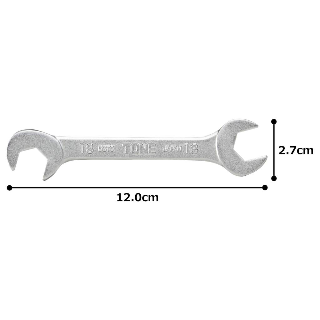 TONE Thin Spanner Width Across Flats 13mm DSTO-13