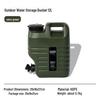 Linpan Portable Outdoor Water Bucket with Faucet