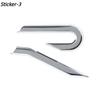 Metal R Line Emblem Badge Car Decals for R G-olf 8 Beetle P-assat Tiguan Jetta Trunk Sticker Fender Side Badge